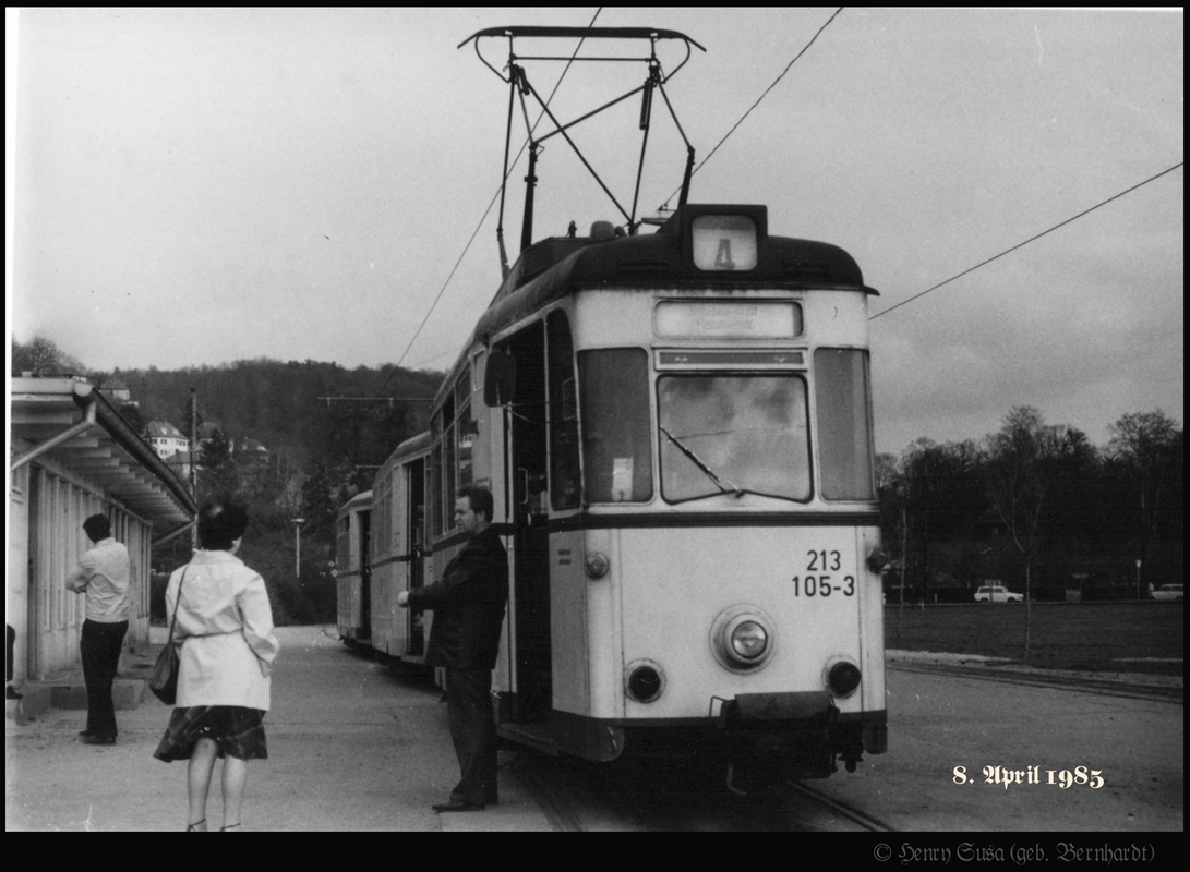Drezno, Gotha T57 Nr 213 105; Drezno — Old photos (tram)