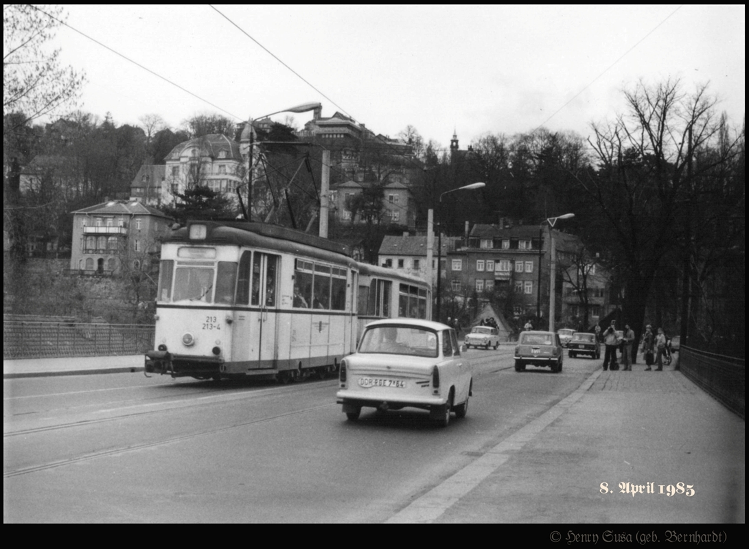 Дрезден, Gotha T57 № 213 213; Дрезден — Старые фотографии (трамвай)