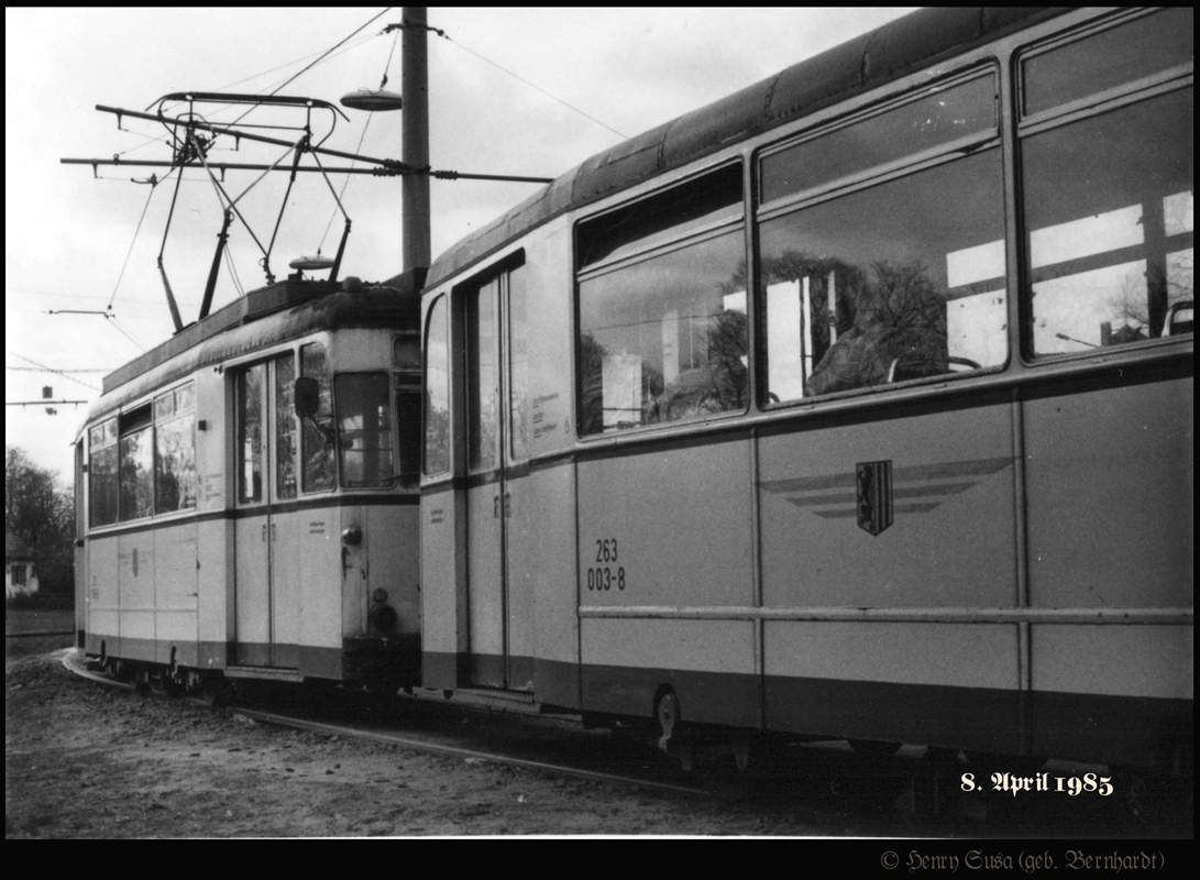 Drezda, Gotha B57 — 263 003; Drezda — Old photos (tram)