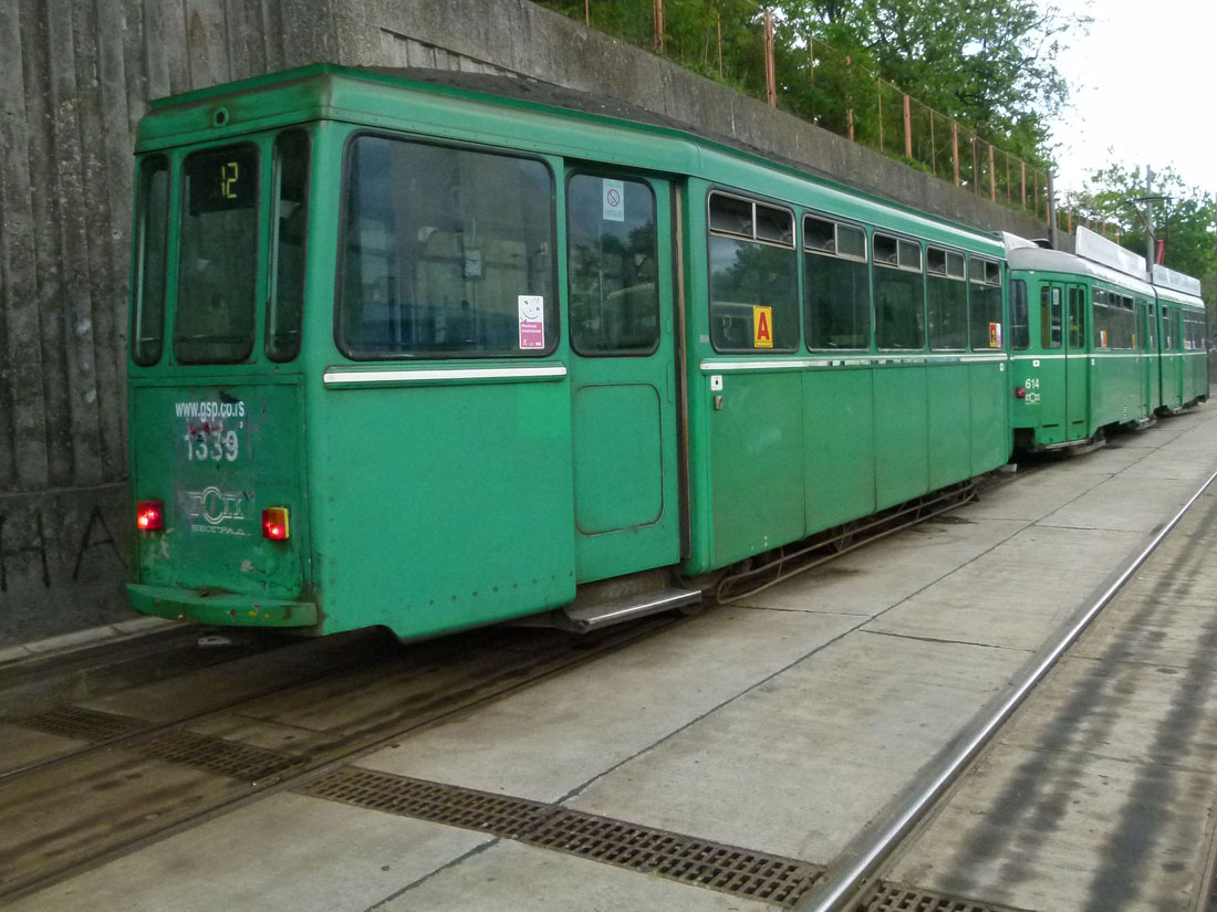 Белград, BVB/SLM B3 № 1339; Белград — Трёхосные прицепные вагоны