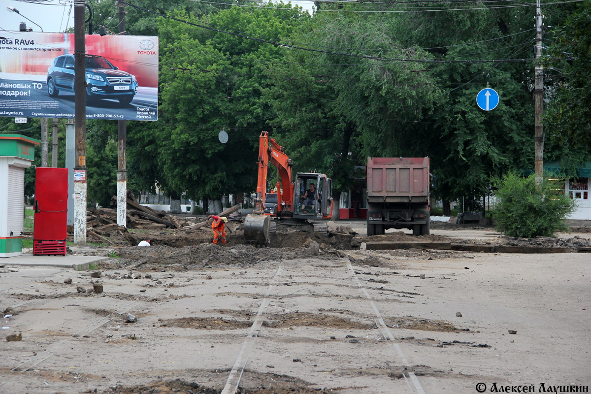 Voronezh — Track dismantling and maintenance