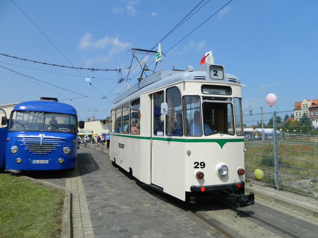 Гальберштадт, Reko TZ70 № 29; Гальберштадт — Юбилей: 125 лет Хальберштадтскому трамваю (30.06.2012)