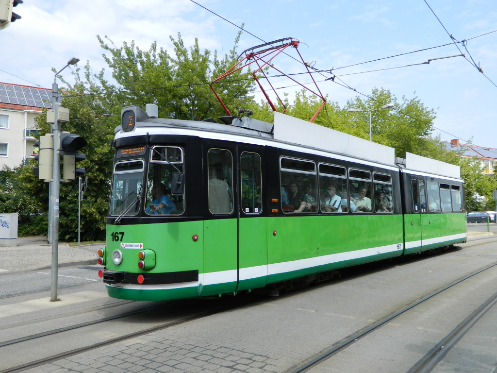 Halberstadt, Esslingen GT4 № 167; Halberstadt — Anniversary: 125 years of Halberstadt tramway (30.06.2012) • Jubiläum: 125 Jahre Halberstädter Straßenbahn (30.06.2012)