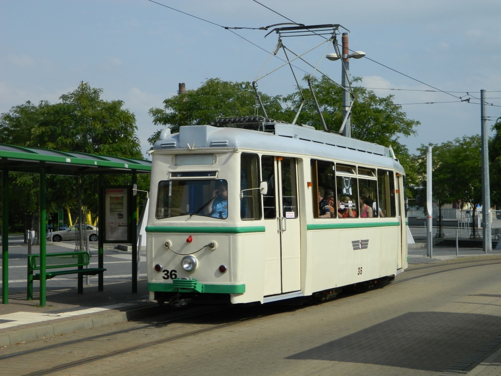 Halberstadt, LOWA ET54 Nr. 36; Halberstadt — Anniversary: 125 years of Halberstadt tramway (30.06.2012) • Jubiläum: 125 Jahre Halberstädter Straßenbahn (30.06.2012)