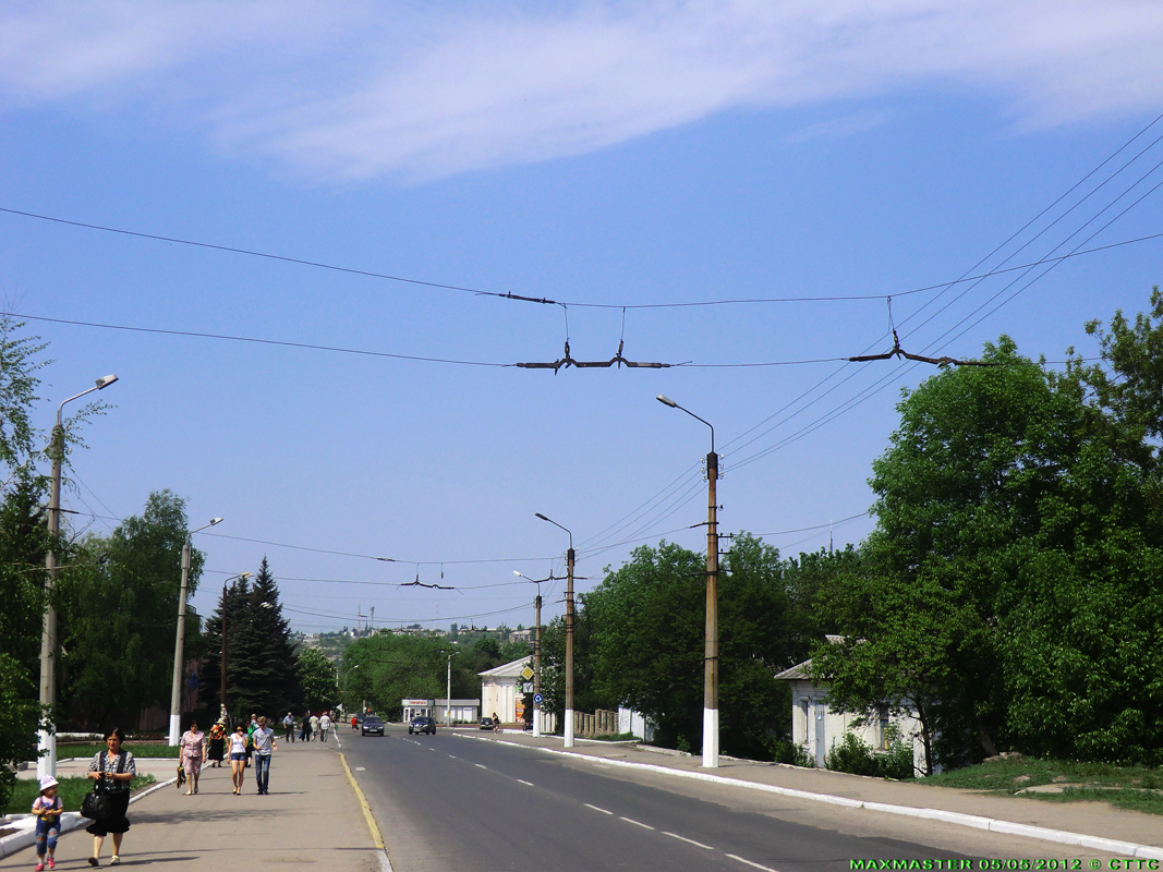Alcsevszk — Trolleybus line “Alchevsk — Perevalsk” (1960–2008)
