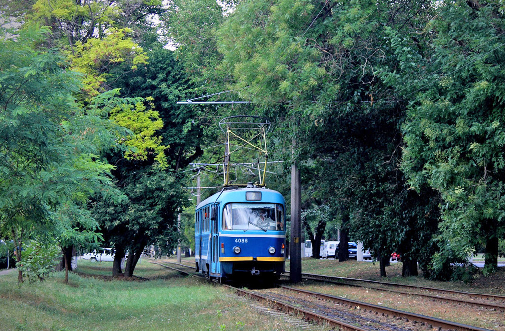 Odessa, Tatra T3R.P N°. 4086; Odessa — Tramway Lines: Peresyp to Tsentrolit