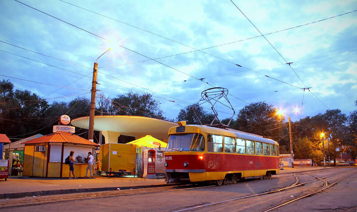 Odessa, Tatra T3SU # 4035