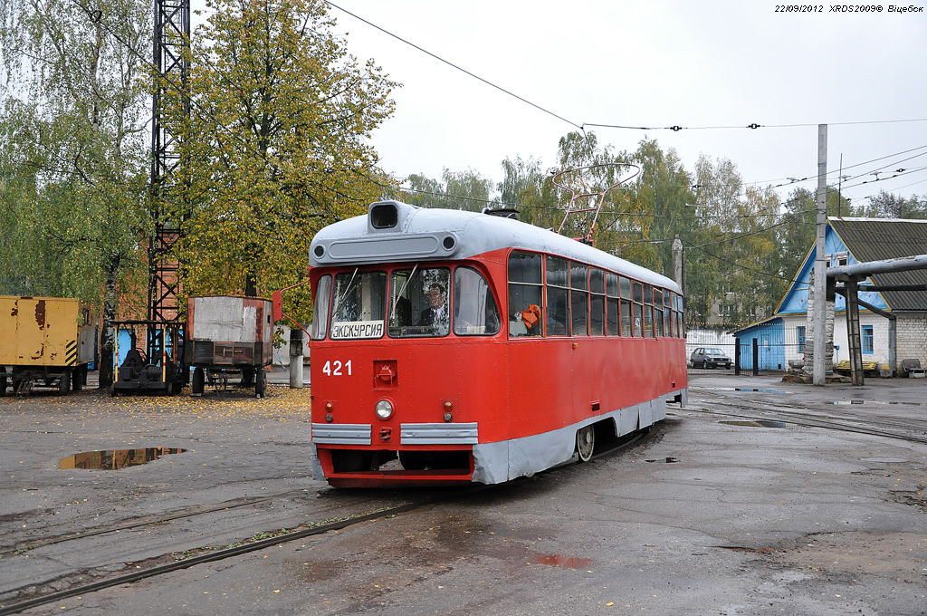 Витебск, РВЗ-6М2 № 421; Витебск — Экскурсия на вагоне РВЗ-6М2, 22.09.2012
