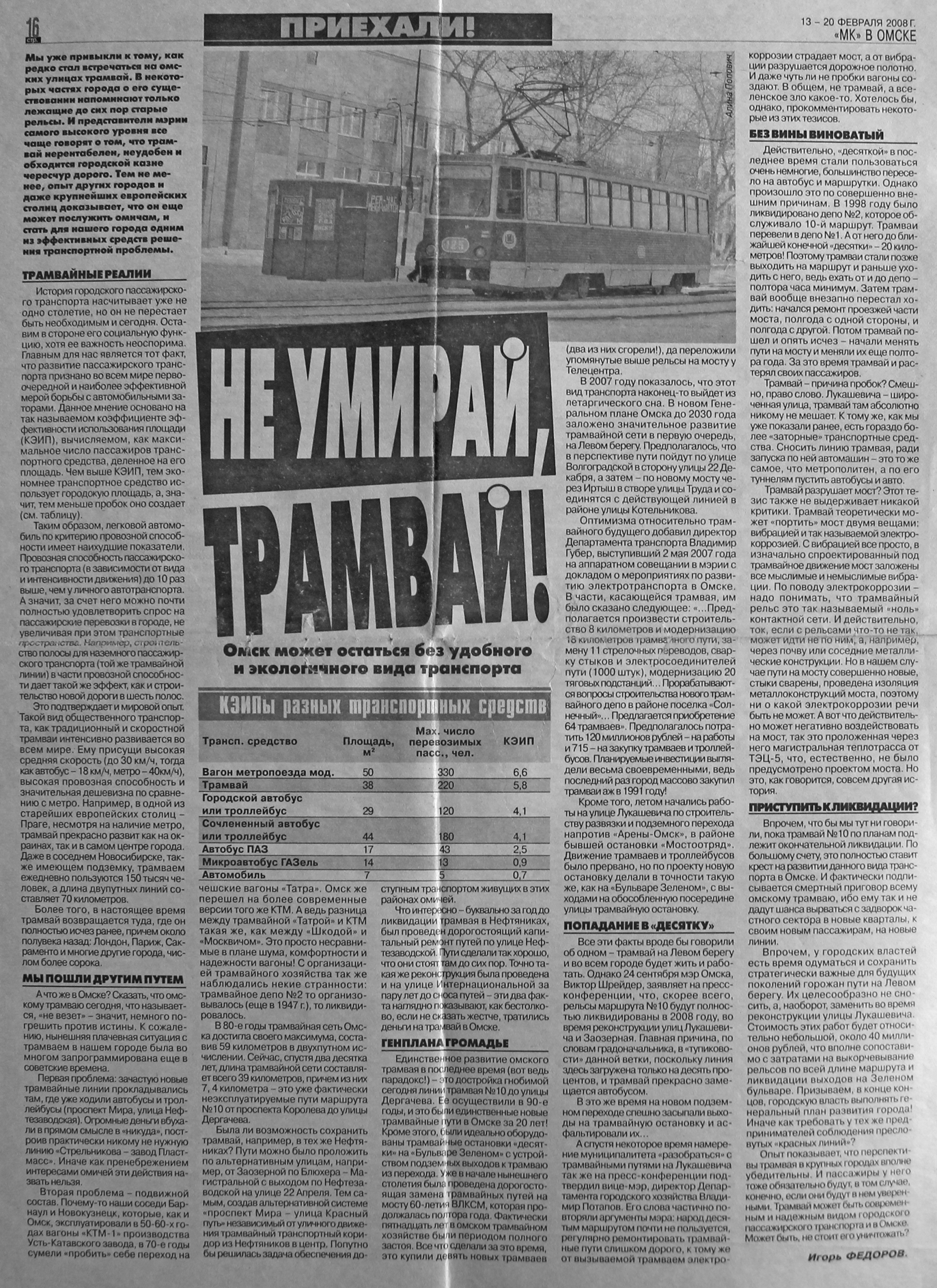 Transport articles
