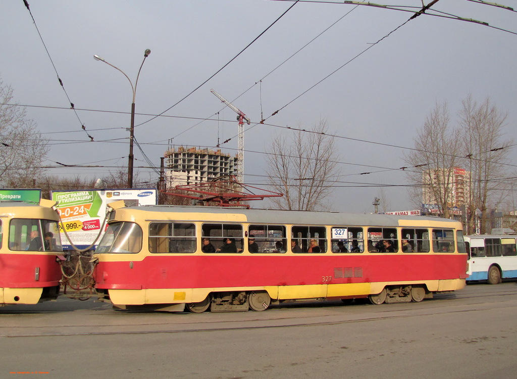Екатеринбург, Tatra T3SU № 327