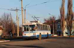 Lisičanska, ZiU-682V-012 [V0A] č. 067; Lisičanska — The ride in honor of the 40th anniversary of the Lisichanskiy trolleybus 18.11.2012