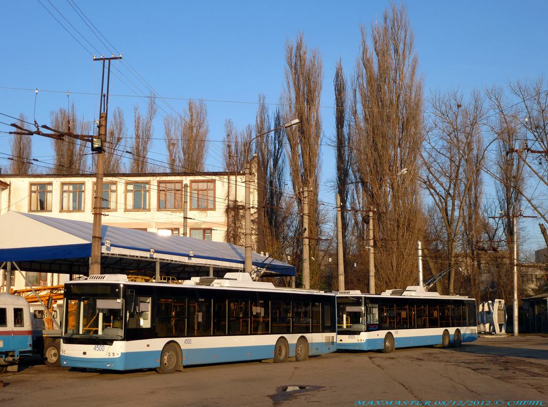 Crimean trolleybus, Bogdan T80110 # 4500; Crimean trolleybus, Bogdan T80110 # 4501