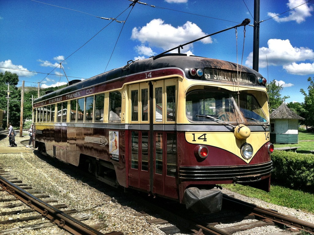 Washington, PA, St. Louis 4-axle motor car № 14