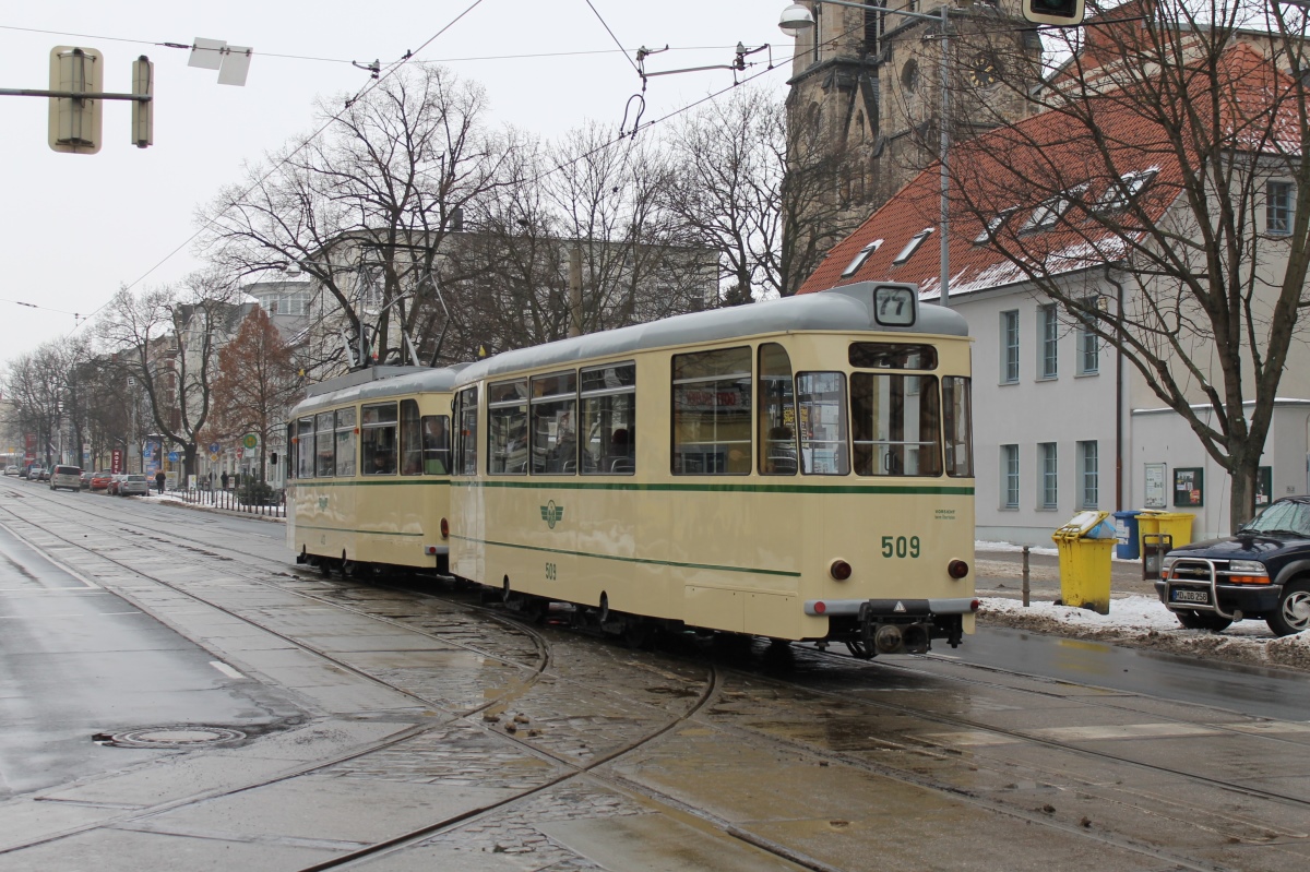 Magdeburg, Gotha B57 Nr 509; Magdeburg — Farewell of the Tatra on 27.01.2013 • Tatra-Abschied am 27.01.2013