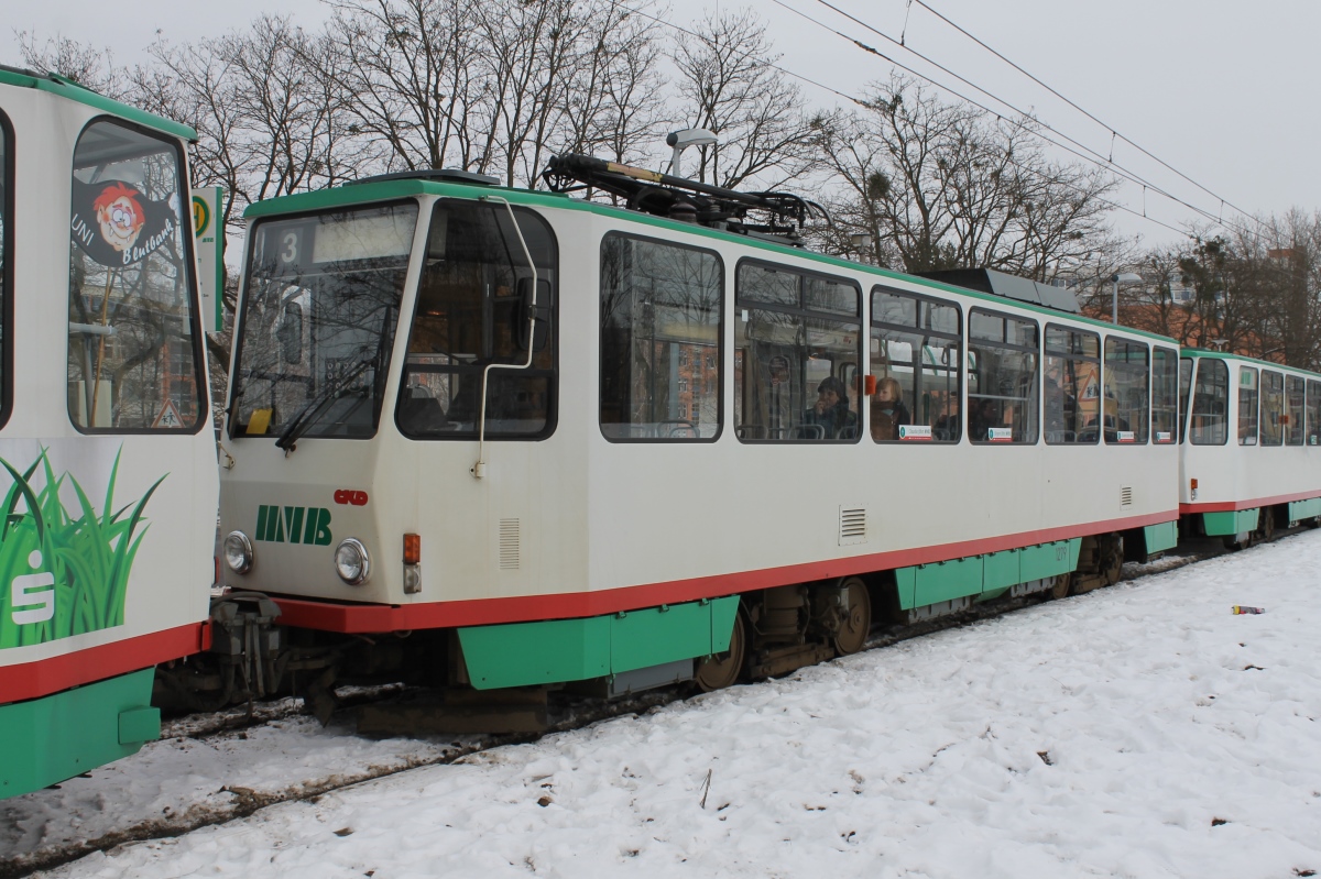 Магдебург, Tatra T6A2M № 1279; Магдебург — Прощание с Татрами (27.01.2013)