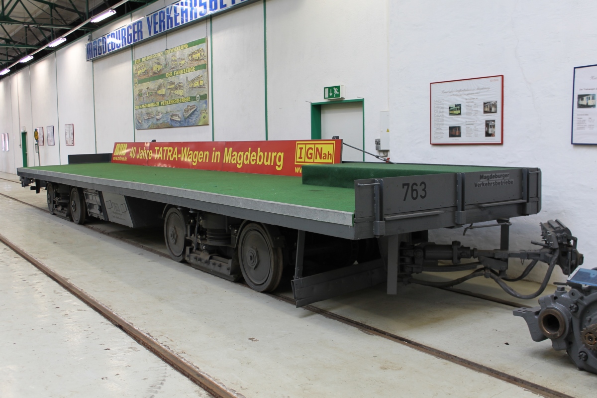 Magdeburg, 4-axle trailer car č. 763; Magdeburg — Farewell of the Tatra on 27.01.2013 • Tatra-Abschied am 27.01.2013