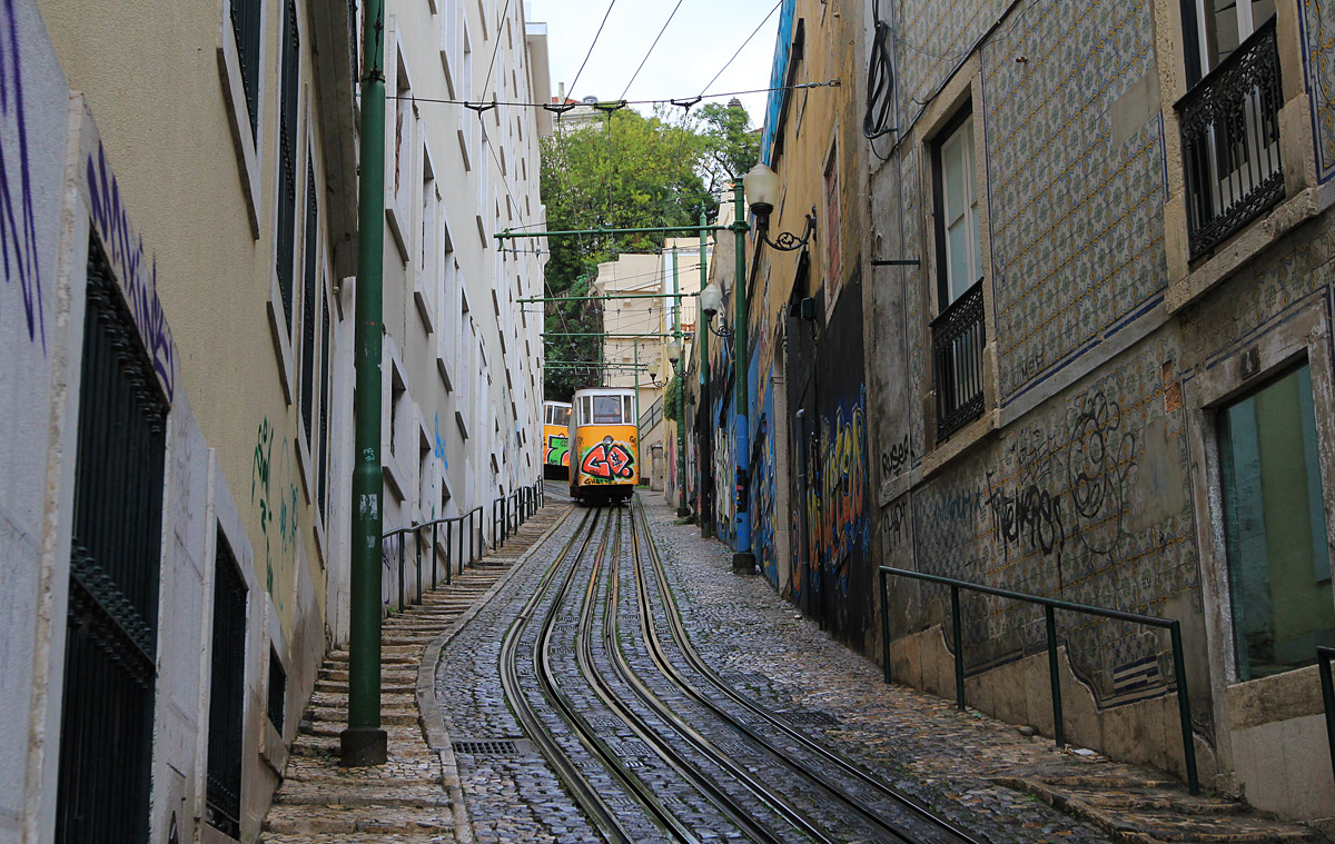 Lisbon, Funicular* # 2; Lisbon — Ascensor do Lavra