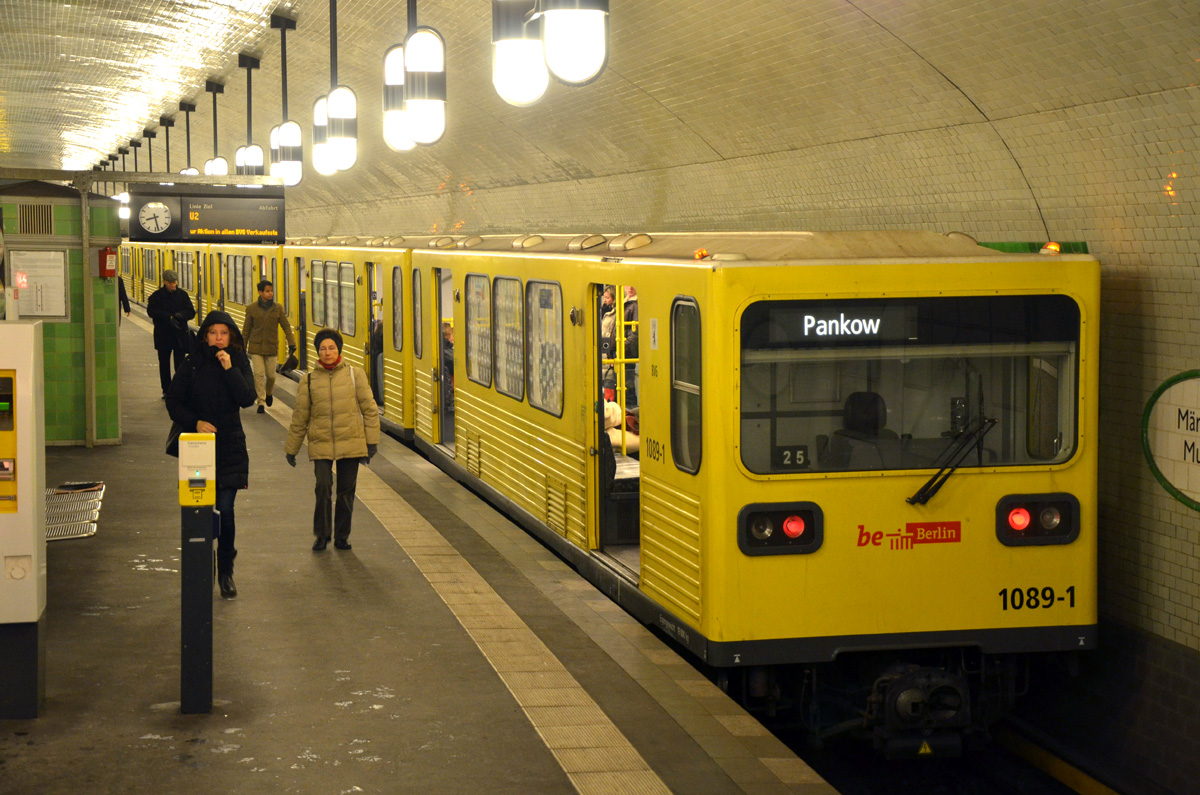 Берлин, BVG GI/1E № 1089-1; Берлин — U-Bahn — линия U2