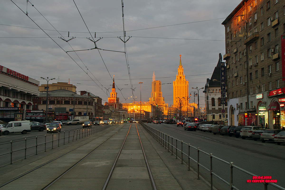 Maskava — Views from tram cabine