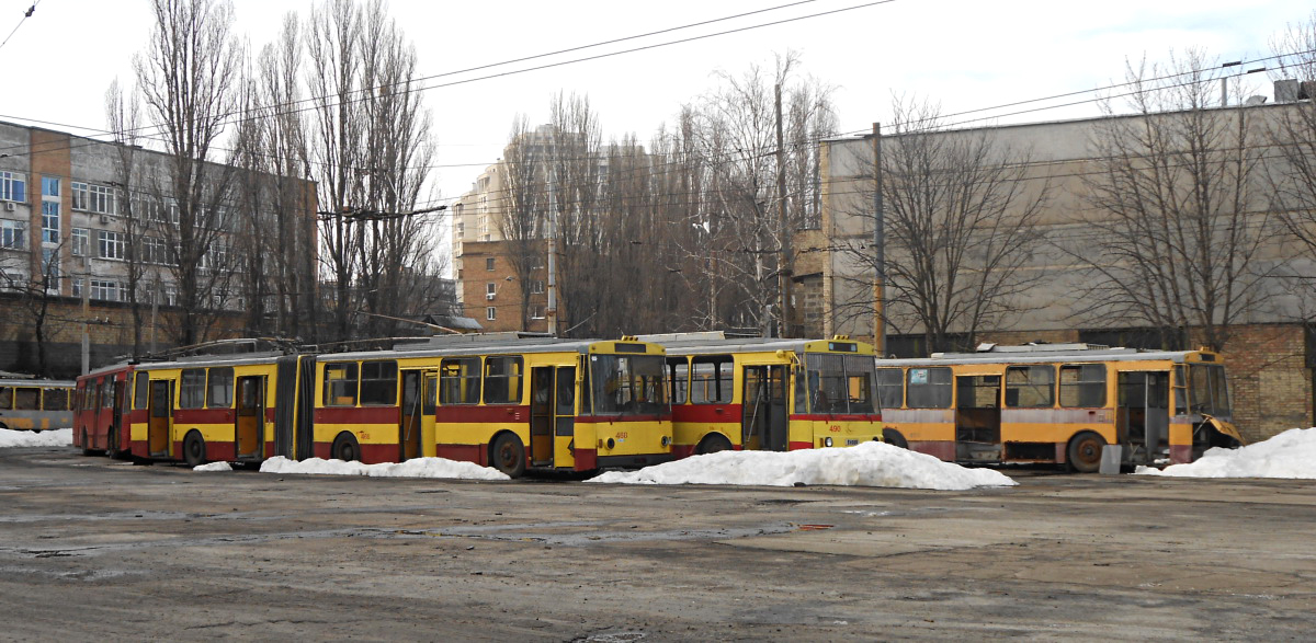 Кіеў, Škoda 15Tr02/6 № 468; Кіеў — Троллейбусные депо: 2