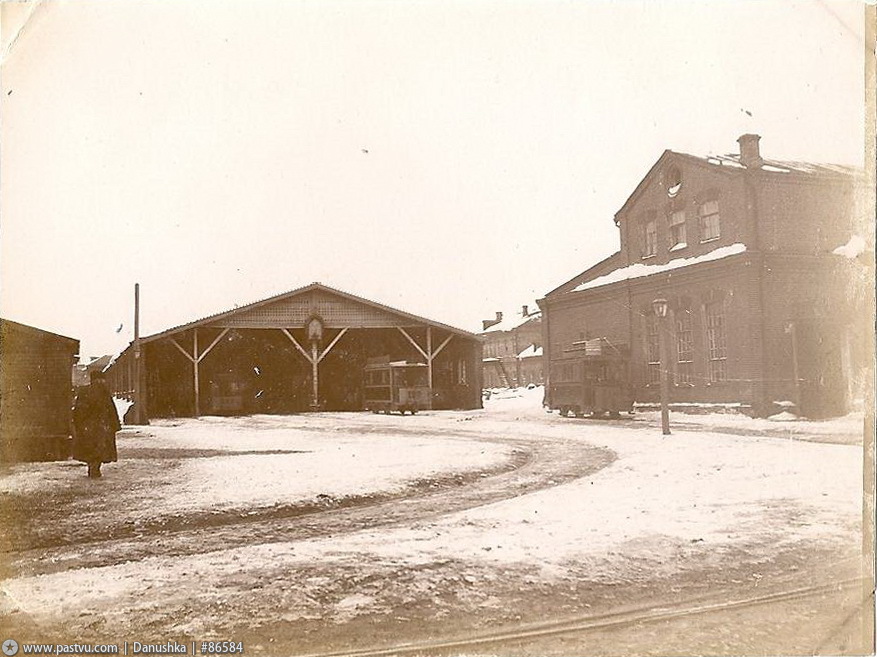 Москва — Исторические фотографии — Конка (1872-1912)