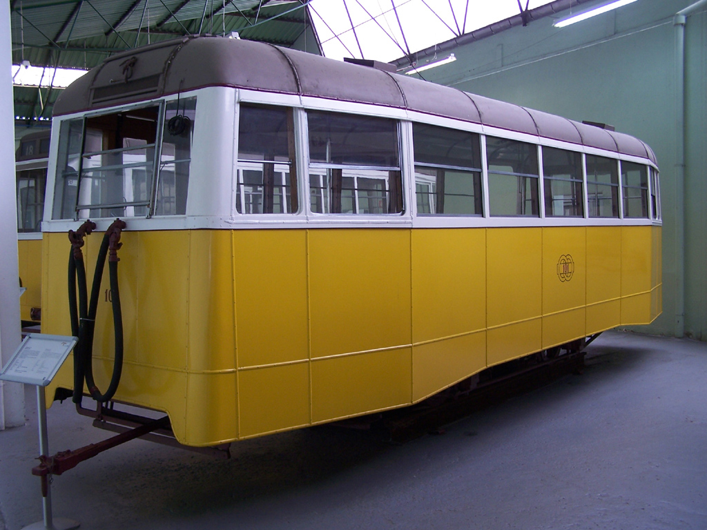 Лиссабон, Carris 2-axle trailer (Ligeiro) № 101; Лиссабон — Трамвай — Museu da Carris