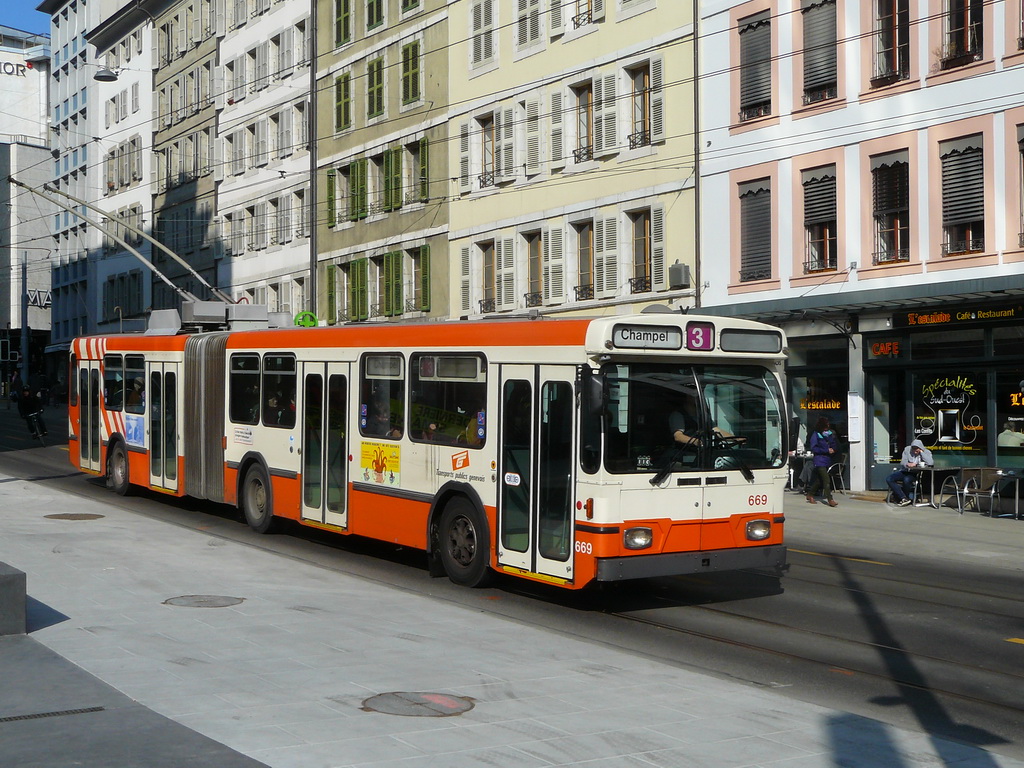 Женева, Saurer/Hess/BBC-SAAS GT 560/620-25 № 669