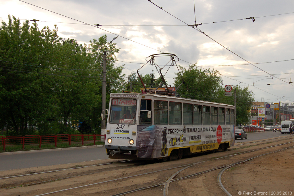 Тверь, 71-605А № 247; Тверь — Трамвайные линии: Московский район