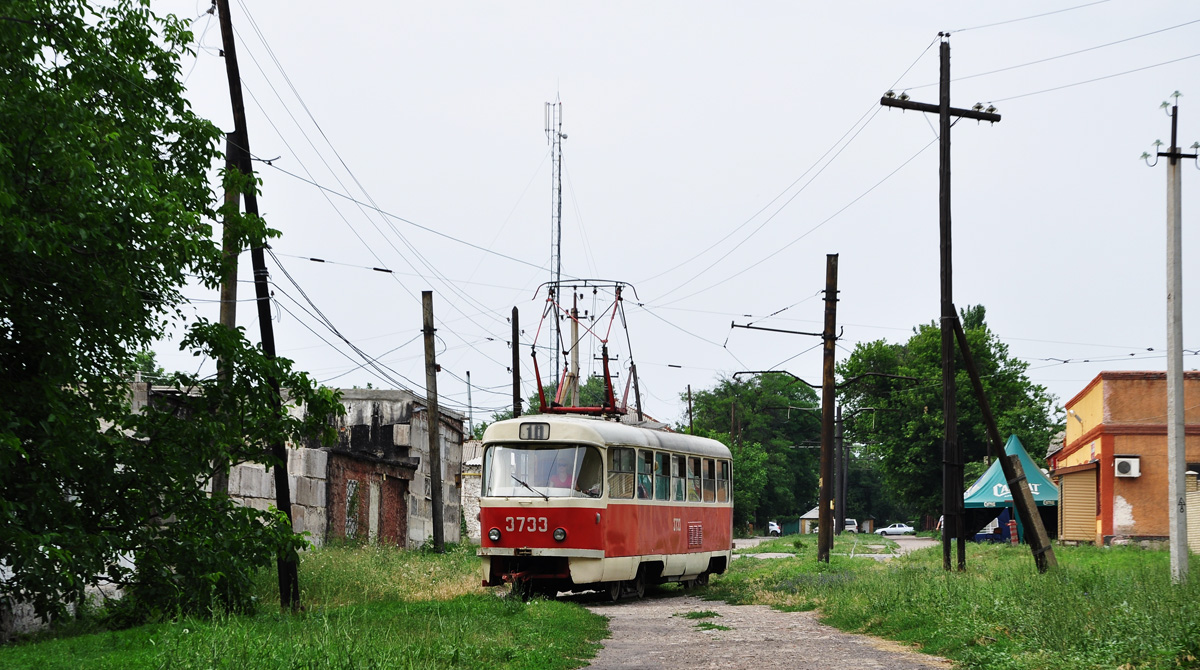 Донецк, Tatra T3SU (двухдверная) № 3733; Донецк — Трамвайная линия к станции Мушкетово