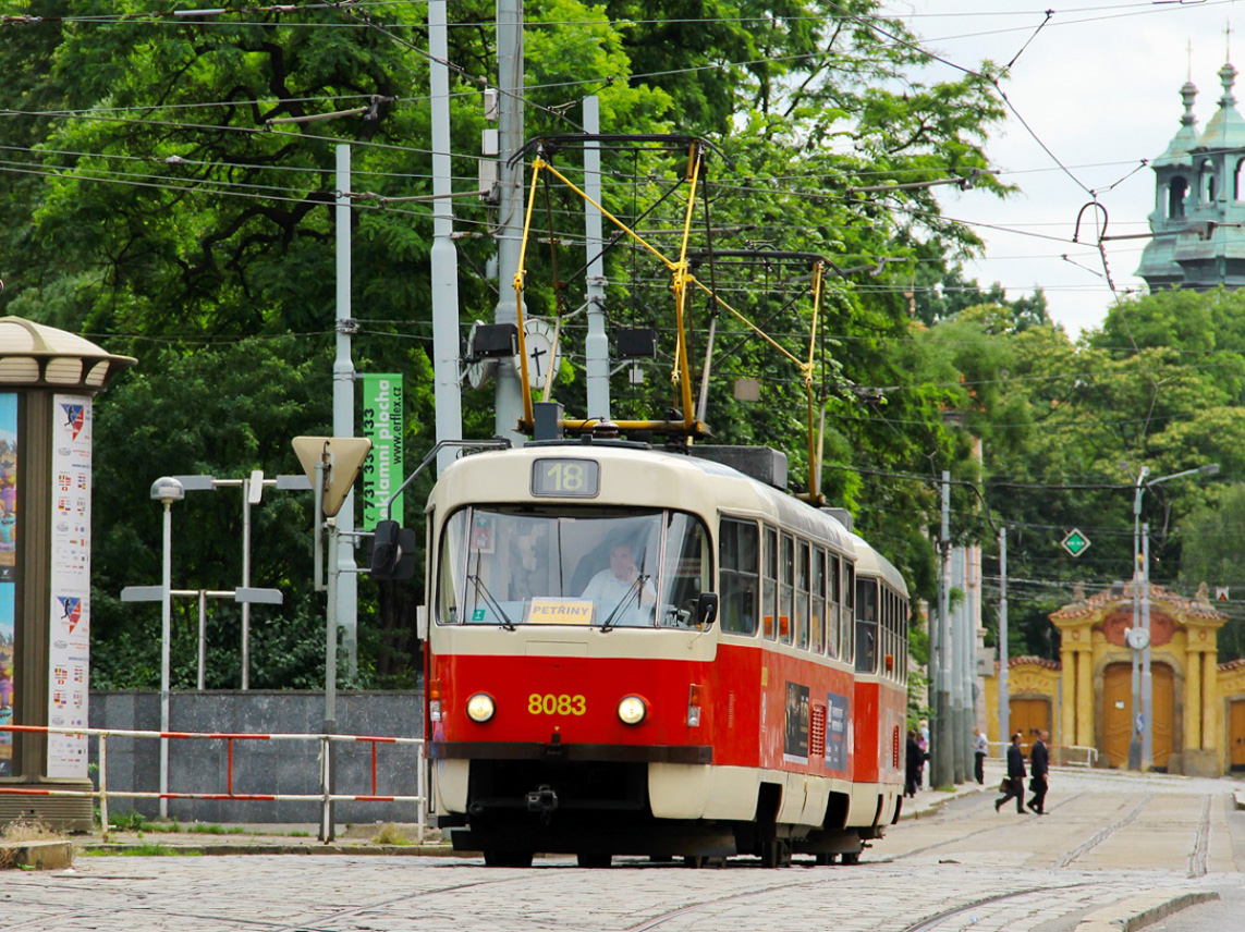 Praha, Tatra T3M2-DVC č. 8083