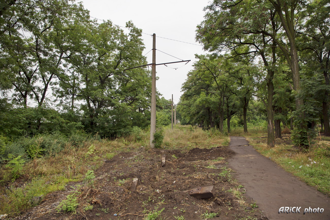 Kostiantynivka — Abandoned tramway lines