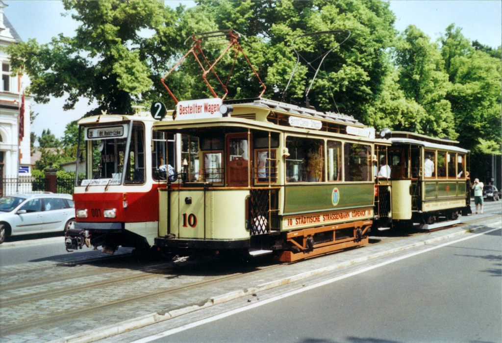 Berlin, Herbrand 2-axle motor car Nr. 10; Potsdam — 125 Jahre  Straßenbahn in Potsdam 22/05/2005