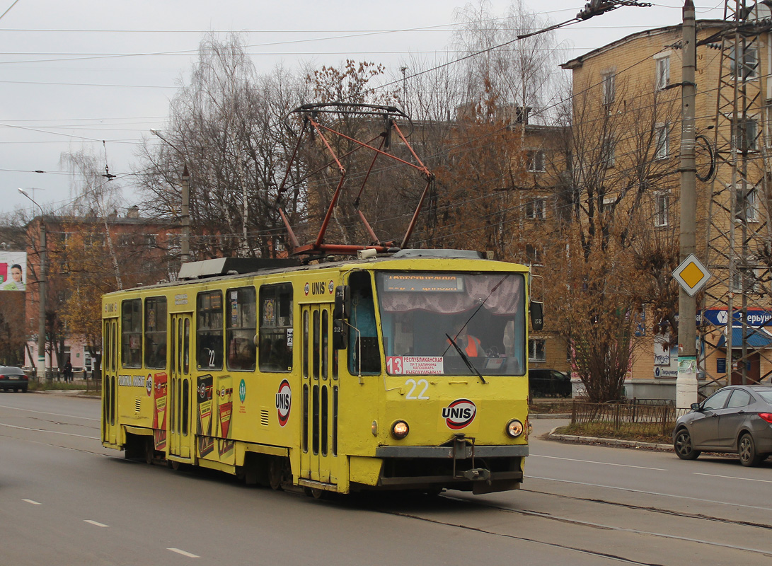 Тверь, Tatra T6B5SU № 22; Тверь — Трамвайные линии: Московский район