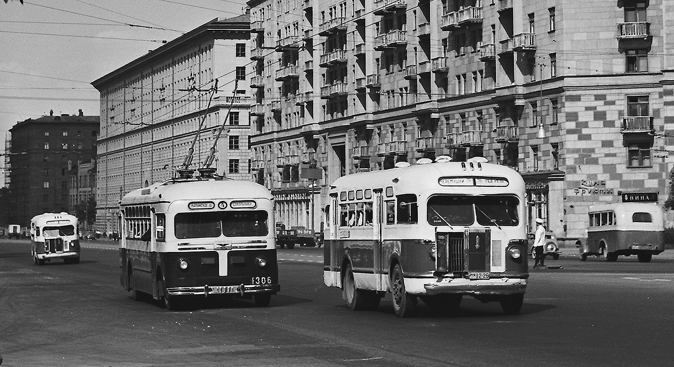 Moskva, MTB-82D č. 1306; Moskva — Historical photos — Tramway and Trolleybus (1946-1991)
