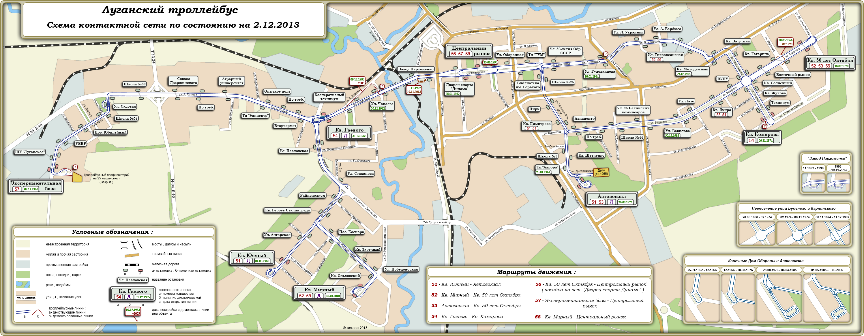 Luhansk — Maps