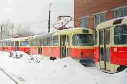Jekaterinburga, Tatra T3SU (2-door) № 067; Jekaterinburga, Tatra T3SU (2-door) № 077