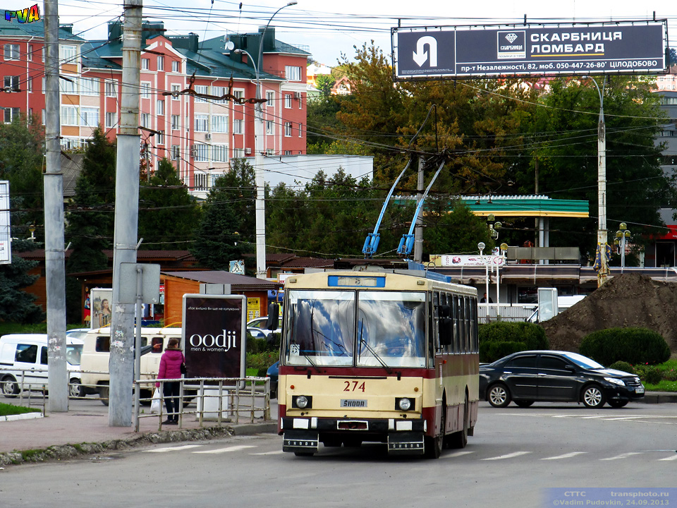 Chernivtsi, Škoda 14Tr02/6 # 274