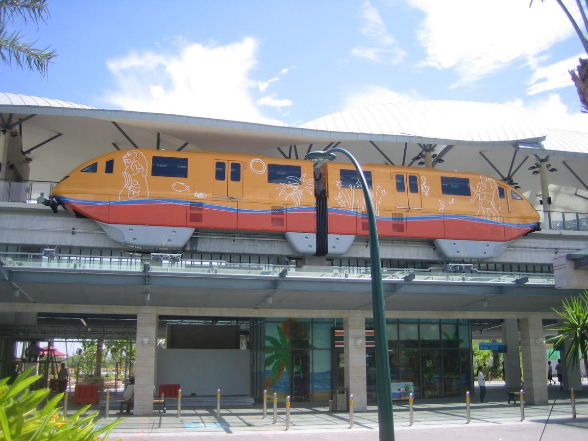 Сингапур, Hitachi Small series № orange; Сингапур — Транспортный монорельс Sentosa Express