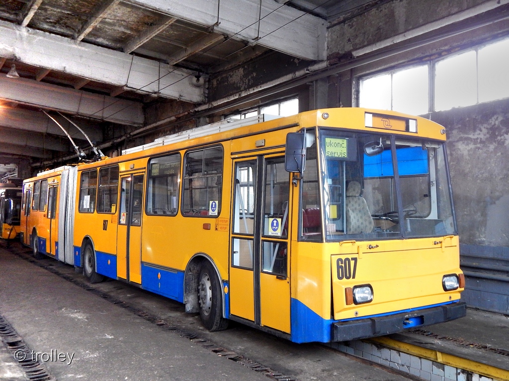 Lwów, Škoda 15Tr03/6 Nr 607; Lwów — troleubaas 2013