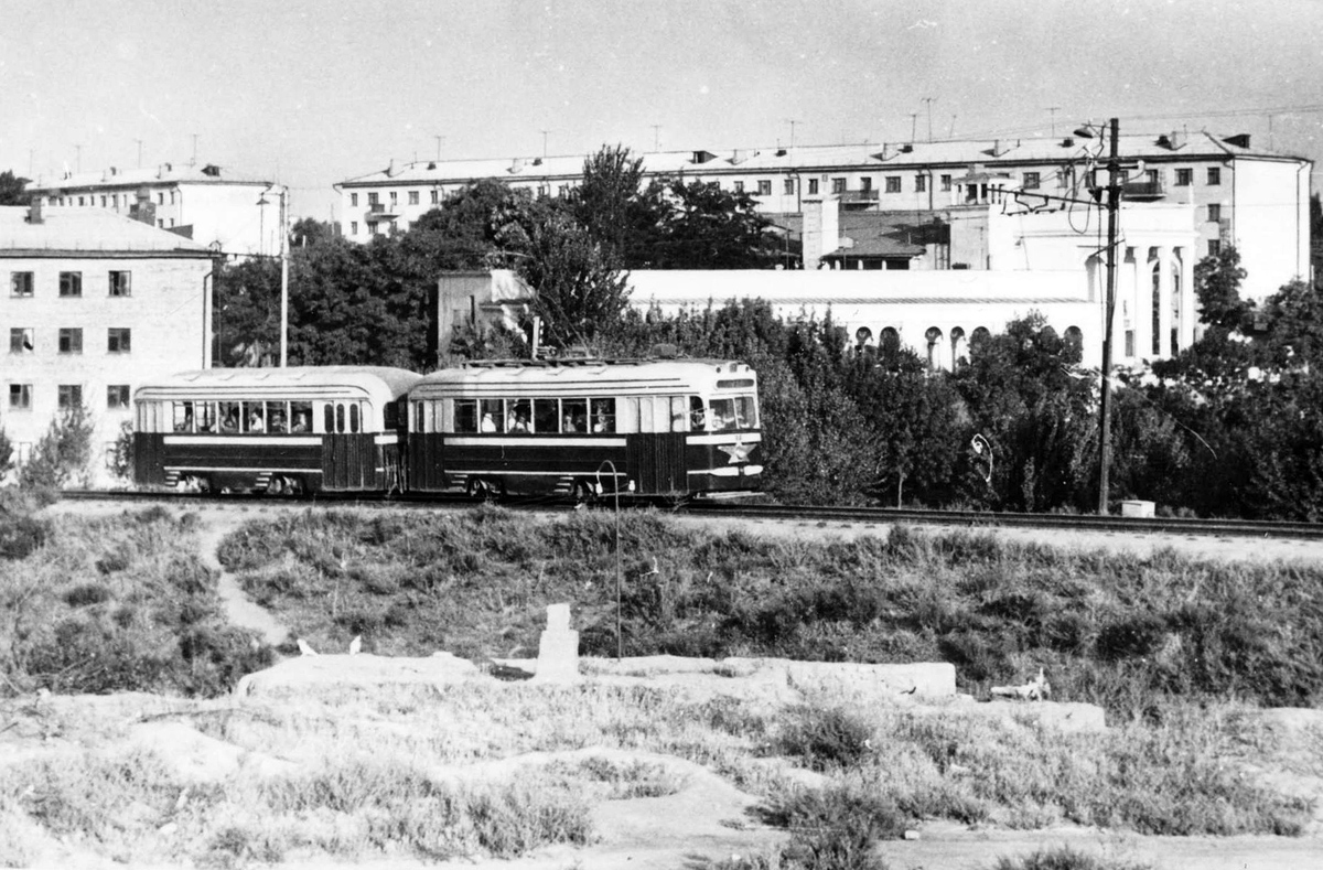 Самарканд — Старые фотографии — трамвай