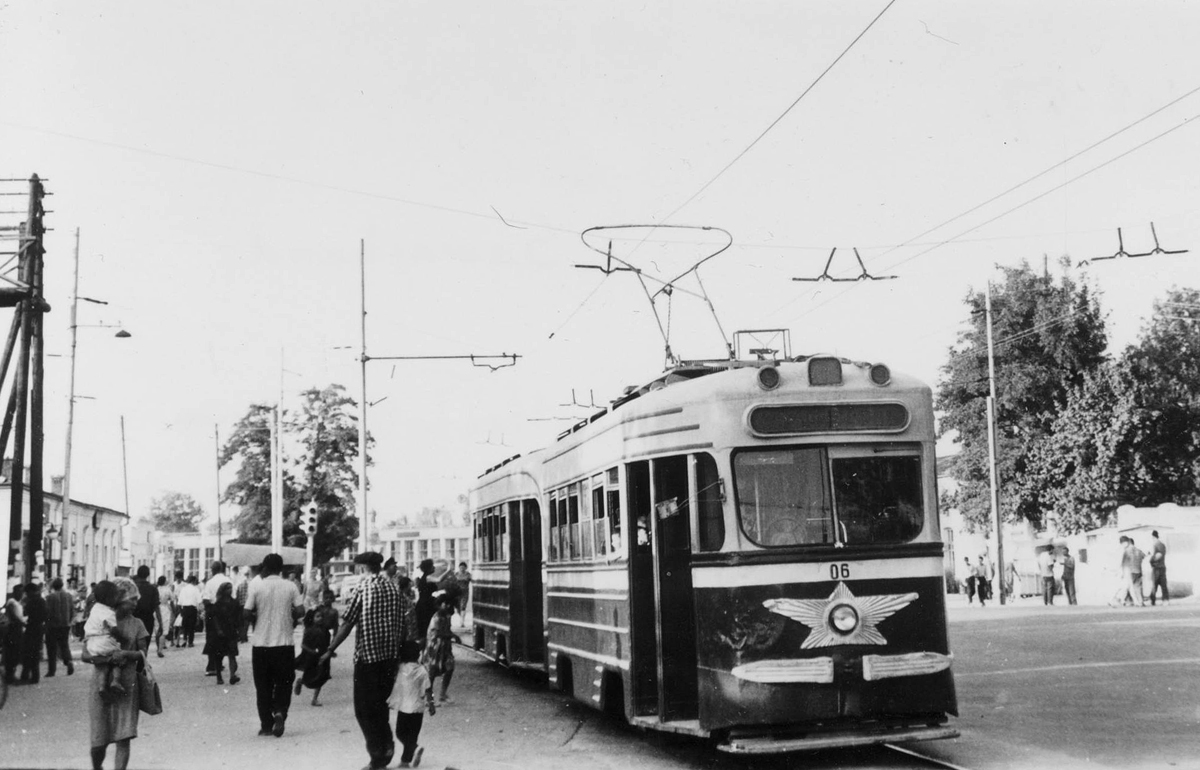 Самарканд, КТМ-1 № 06; Самарканд — Старые фотографии — трамвай