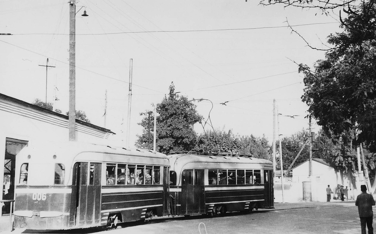 Samarkanda, KTP-1 Nr 006; Samarkanda, KTM-1 Nr 06; Samarkanda — Old photos — tramway