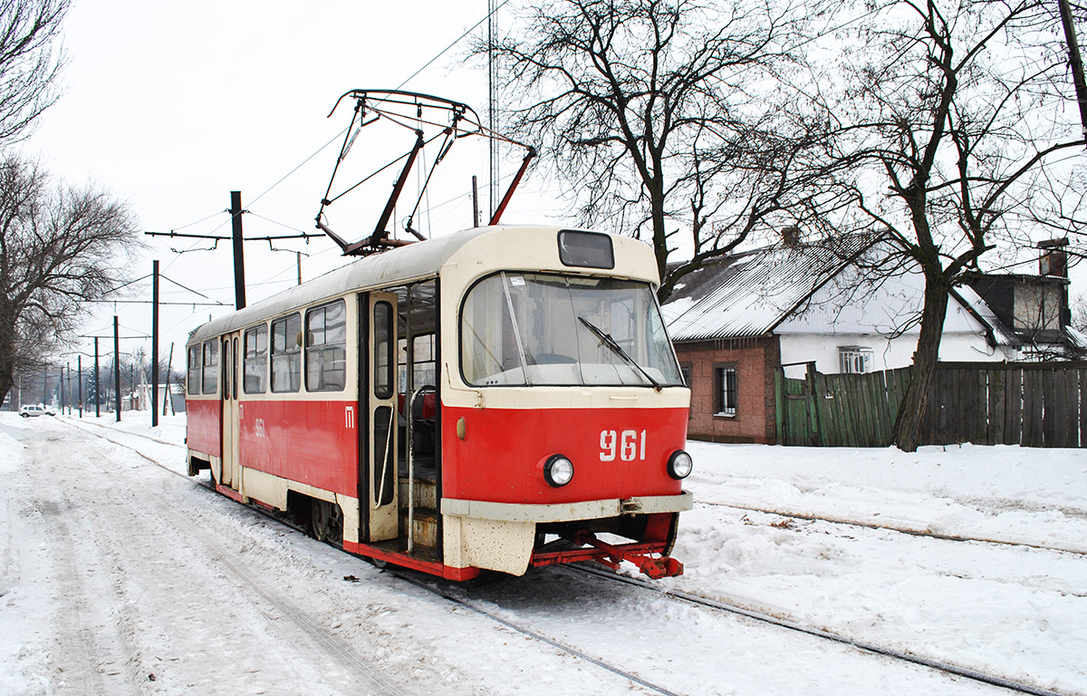 Donețk, Tatra T3SU Nr. 961; Donețk — Tram line to Mushketovo station