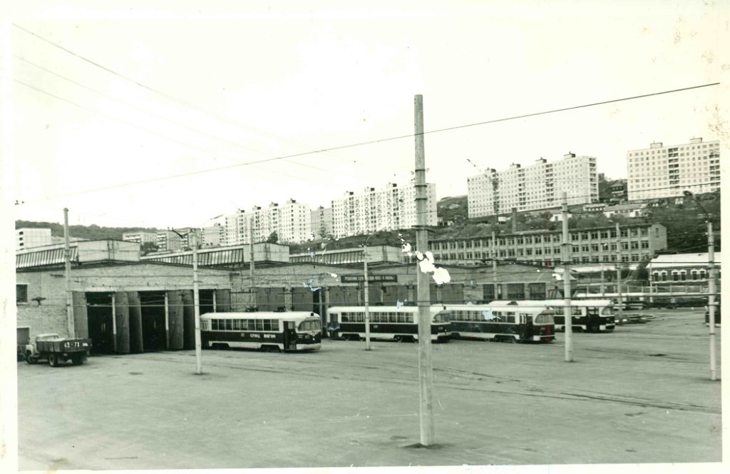 Владивосток — Исторические фотографии — трамвай (1971-1990)