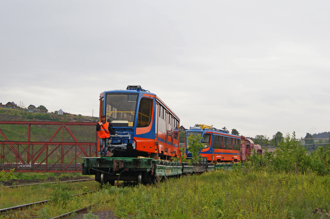 Nabereschnyje Tschelny, 71-623-02 Nr. 0143; Ust-Kataw — Tram cars for Tatarstan
