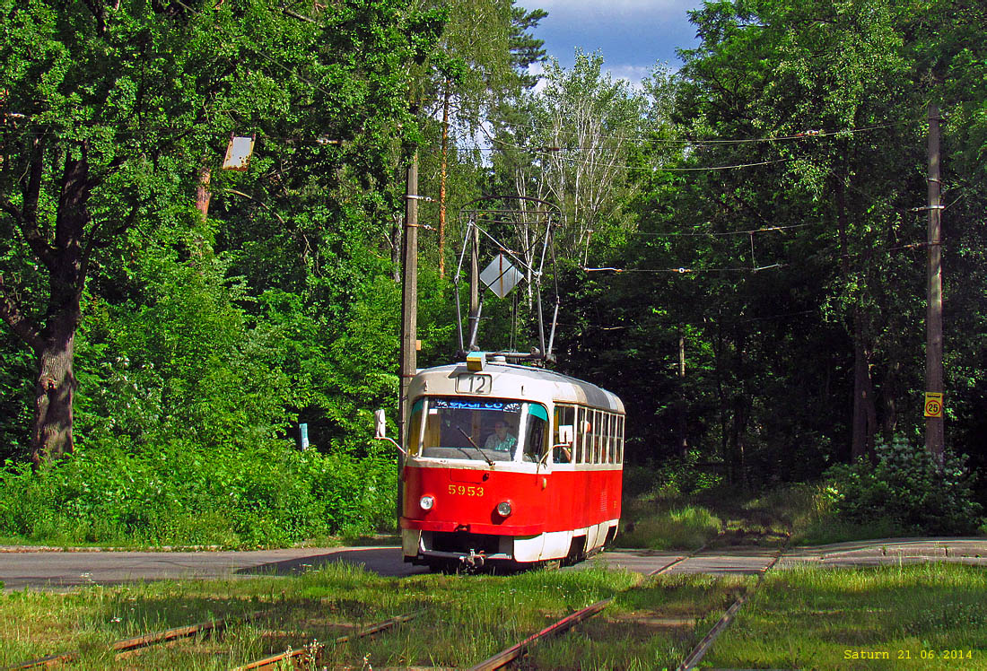 Київ, Tatra T3SU № 5953