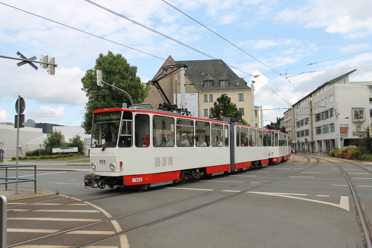 Цвиккау, Tatra KT4DMC № 942; Цвиккау — Юбилей: 120 лет трамваю в Цвиккау (14.06.2014)