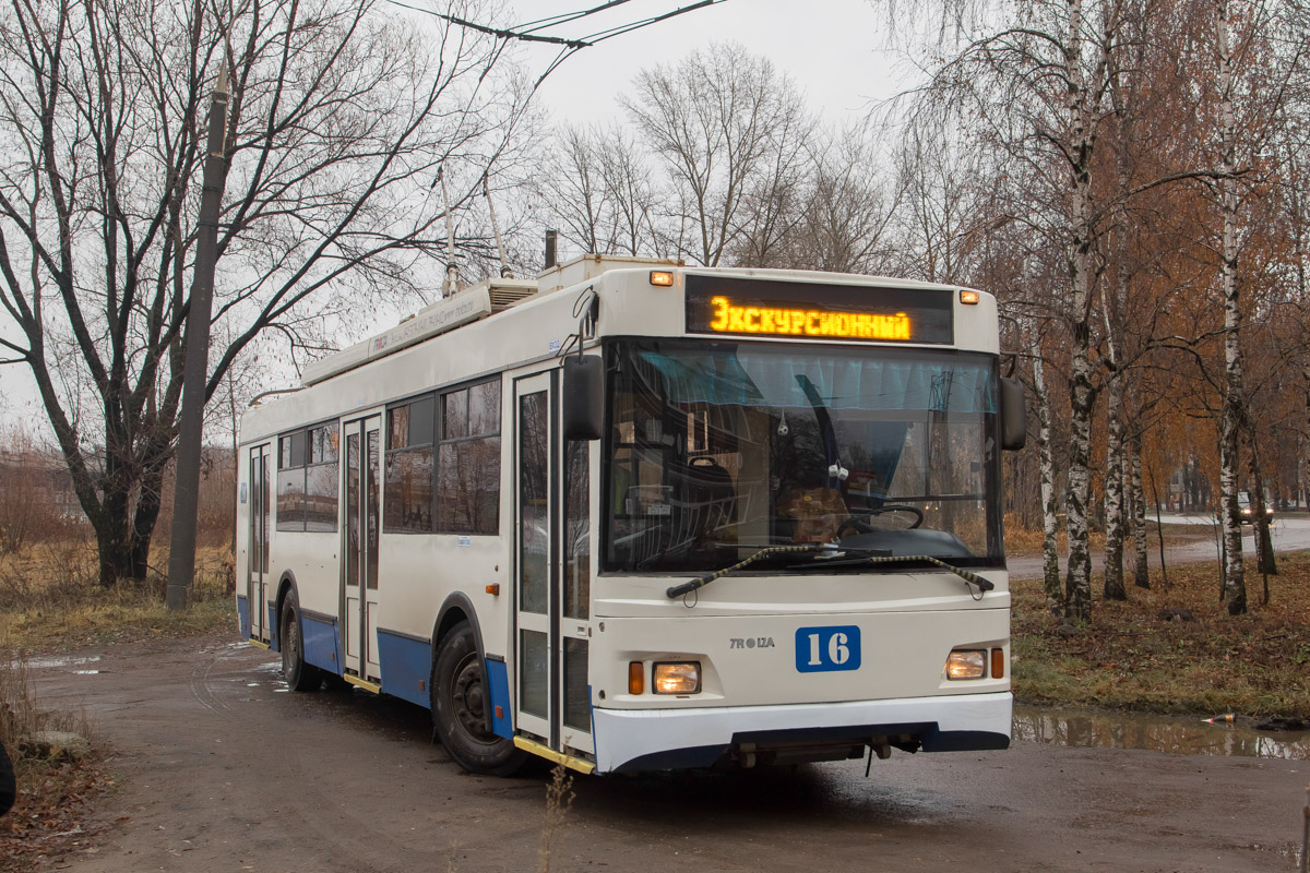 Yaroslavl, Trolza-5275.07 “Optima” № 16; Yaroslavl — 11/08/2014. Excursion in the honour of the 65th anniversary of Yaroslavl trolley