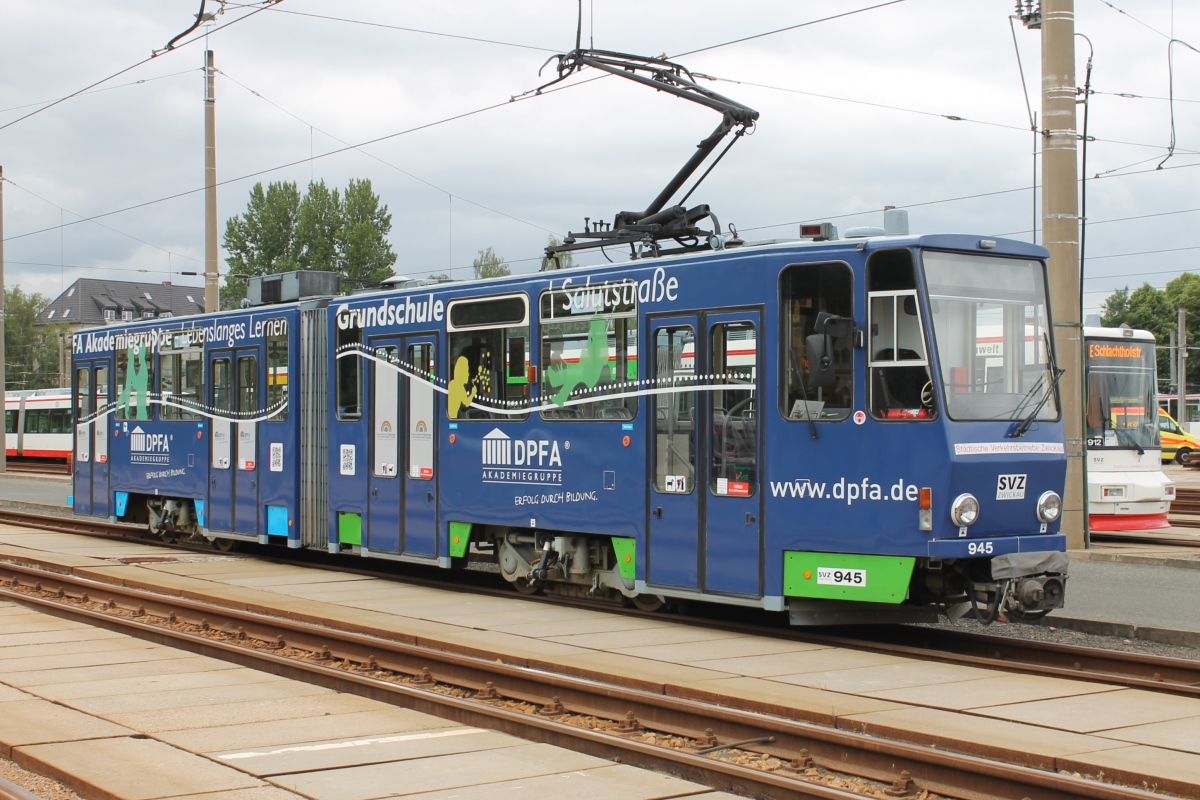 Цвиккау, Tatra KT4DMC № 945; Цвиккау — Юбилей: 120 лет трамваю в Цвиккау (14.06.2014)