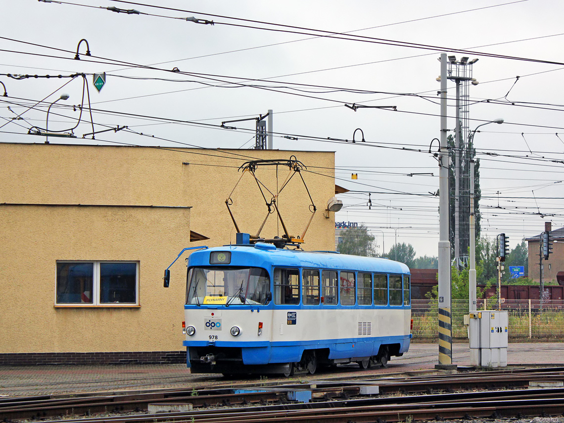 Острава, Tatra T3G № 978; Острава — Трамвайное депо: Moravská Ostrava — Křivá